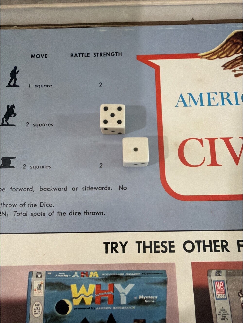 Vintage 1961 American Heritage Board Game The Civil War Milton Bradley Complete - Picture 5 of 10